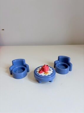 (3/$15) Fisher Price Little People Chairs and Table